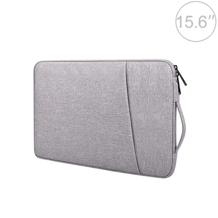 ND01D Felt Sleeve Protective Case Carrying Bag for 15.6 inch Laptop(Grey) by bashfashion
