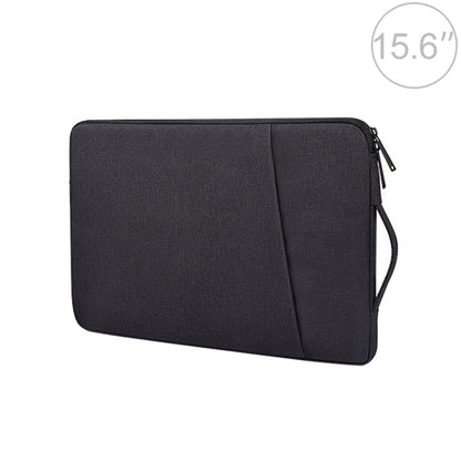 ND01D Felt Sleeve Protective Case Carrying Bag for 15.6 inch Laptop(Black) by bashfashion