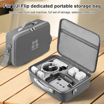 For DJI Flip BRDRC Drone Portable Case Single Shoulder Messenger Bag Handbag(Grey) by BRDRC