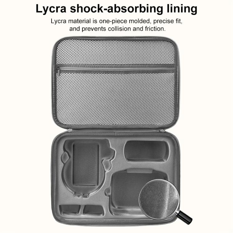 For DJI Flip BRDRC Drone Portable Case Single Shoulder Messenger Bag Handbag(Grey) by BRDRC