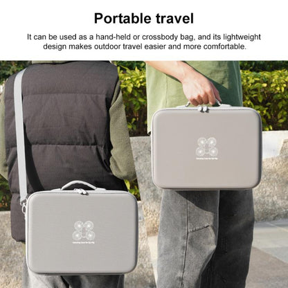 For DJI Flip BRDRC Drone Portable Case Single Shoulder Messenger Bag Handbag(Grey) by BRDRC