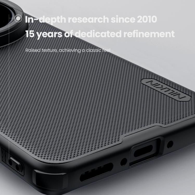 For vivo X200 Ultra NILLKIN Frosted Shield Pro PC + TPU Phone Case(Black) by NILLKIN