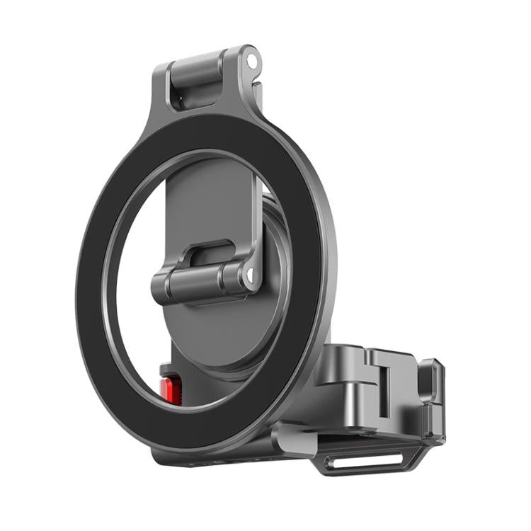 For DJI Osmo Pocket 3 BRDRC Smartphone Teleprompter Stand Desktop Clamp Cold Shoe Extension Mount(Dark Grey) by BRDRC