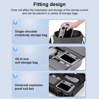 For DJI RC 2 BRDRC Remote Control Shockproof Anti-scratch Silicone Case(Black) by BRDRC