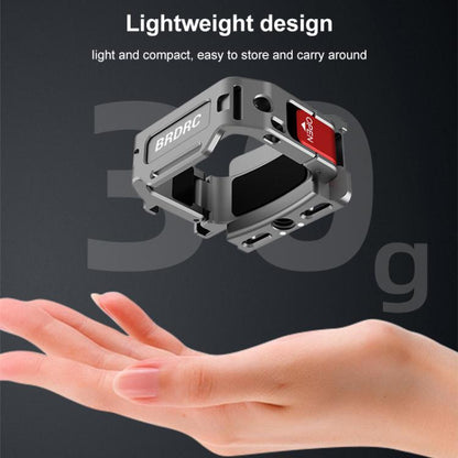 For DJI Osmo Pocket 3 BRDRC Quick Assembly Multi-function Cold Shoe Extension Mount(Dark Grey) by BRDRC