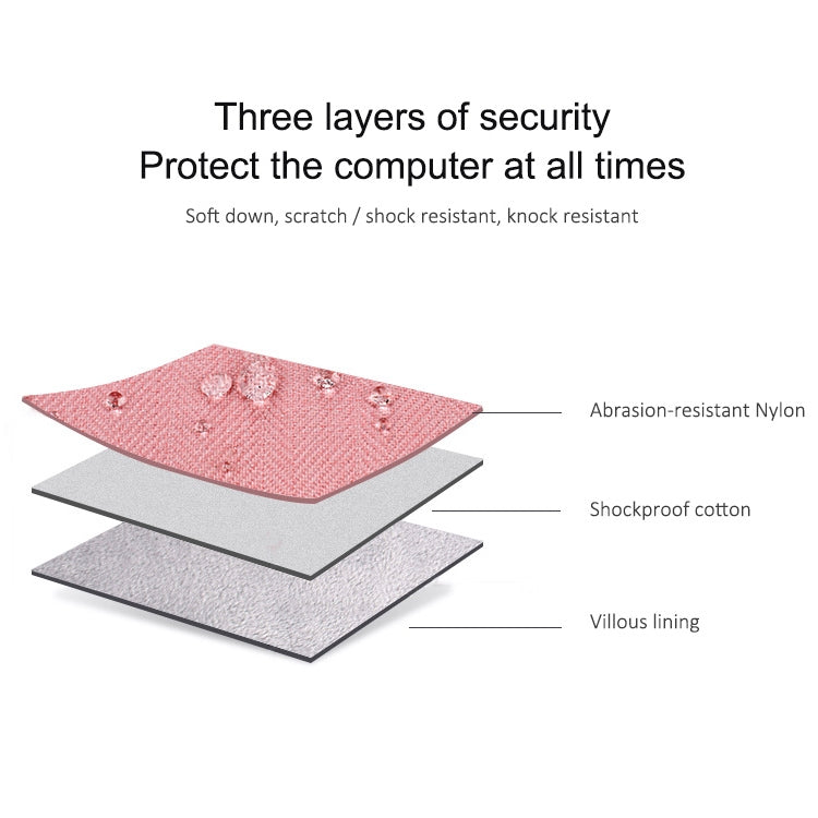 ST08 Handheld Briefcase Carrying Storage Bag without Shoulder Strap for 14.1 inch Laptop(Black) by bashfashion