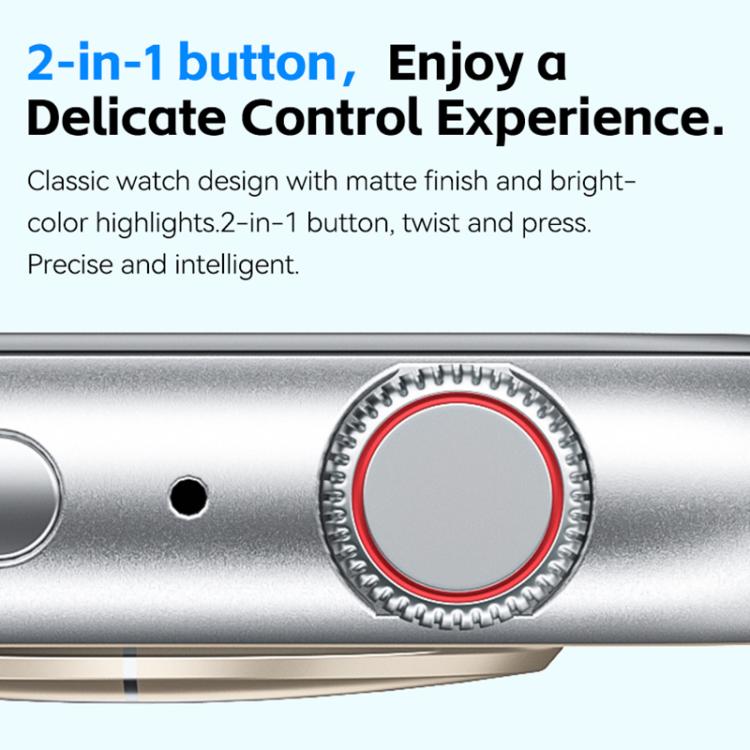 WK WH-08 Dreamer S Smart Watch, 2.01 inch Screen, Support BT Call(Black) by WK