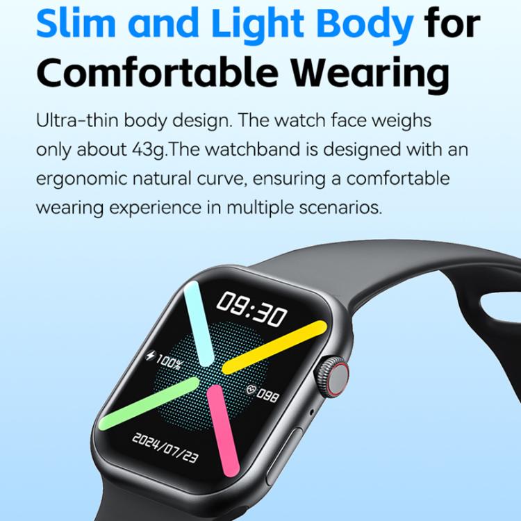 WK WH-08 Dreamer S Smart Watch, 2.01 inch Screen, Support BT Call(Black) by WK