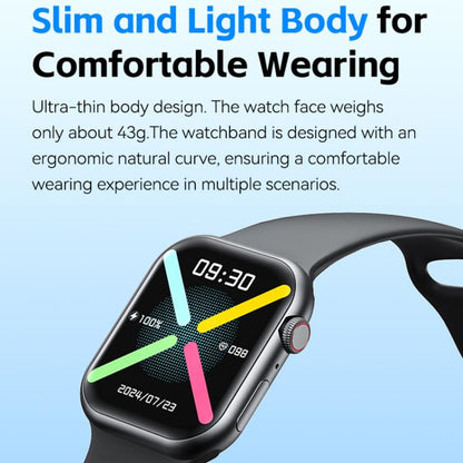 WK WH-08 Dreamer S Smart Watch, 2.01 inch Screen, Support BT Call(Black) by WK