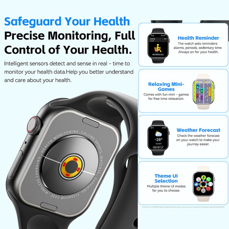 WK WH-08 Dreamer S Smart Watch, 2.01 inch Screen, Support BT Call(White) by WK