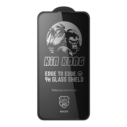 For iPhone 16 Plus / 15 Plus WK WTP-097 Jungle Series Kinkong 6D Curved Privacy Tempered Glass Film by WK