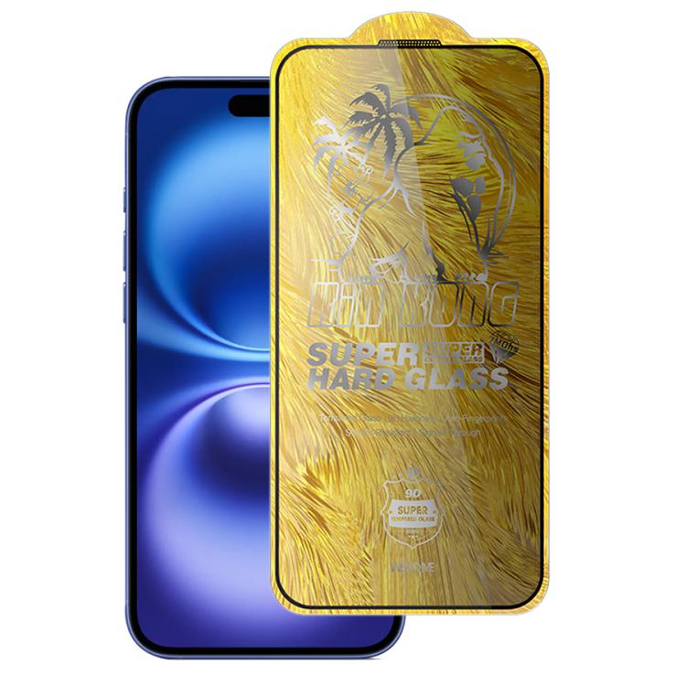 For iPhone 16 / 15 WK WTP-104 Jungle Series Kinkong Kyanite Ultra-hard 9D Curved Privacy Aluminum Glass Film by WK