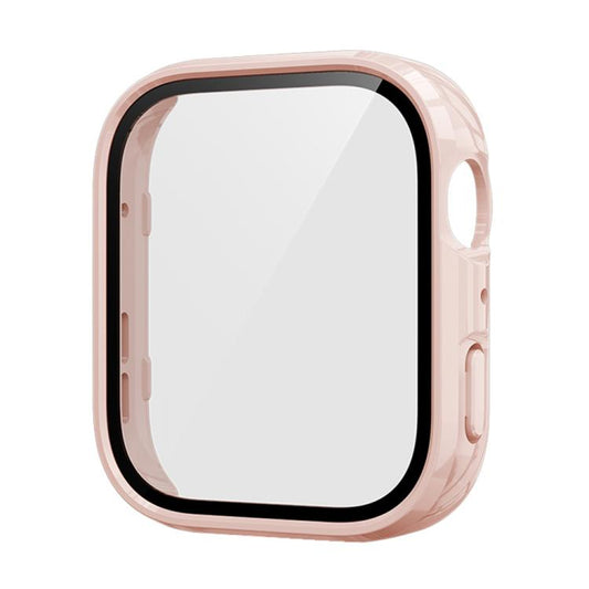 For Huawei Watch Fit 4 Tempered Film Integrated PC Watch Protective Case(Pink) by bashfashion