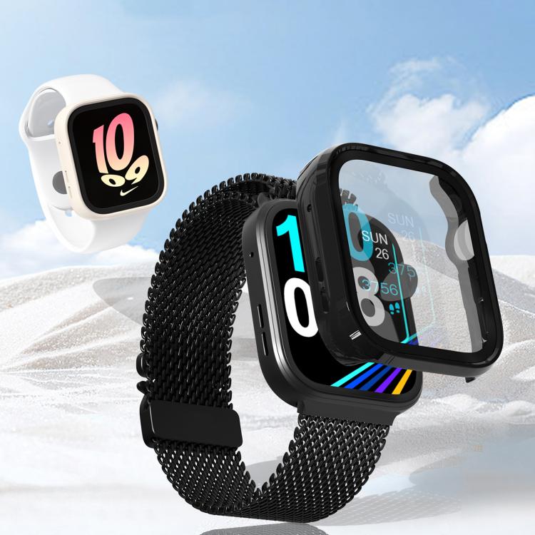 For Huawei Watch Fit 4 Tempered Film Integrated PC Watch Protective Case(Transparent) by bashfashion