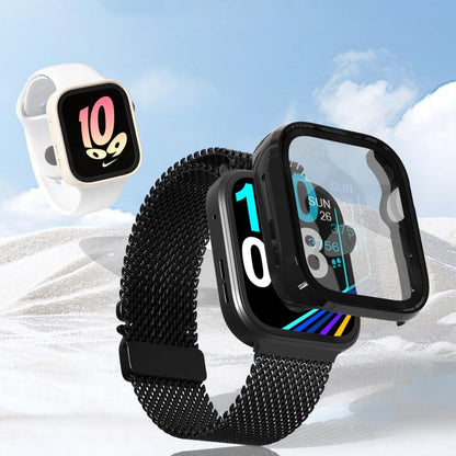 For Huawei Watch Fit 4 Tempered Film Integrated PC Watch Protective Case(Transparent) by bashfashion