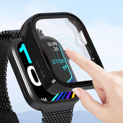For Huawei Watch Fit 4 Tempered Film Integrated PC Watch Protective Case(Transparent) by bashfashion
