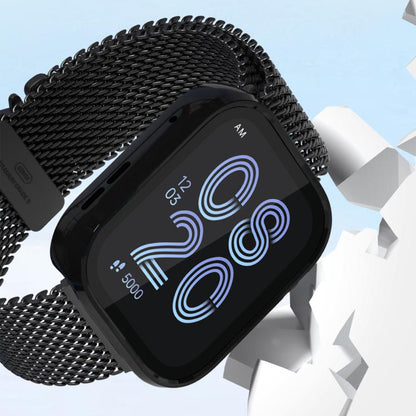 For Huawei Watch Fit 4 Tempered Film Integrated PC Watch Protective Case(Pink) by bashfashion