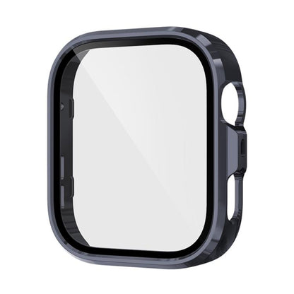 For Huawei Watch Fit 4 Pro Tempered Film Integrated PC Watch Protective Case(Midnight Blue) by bashfashion