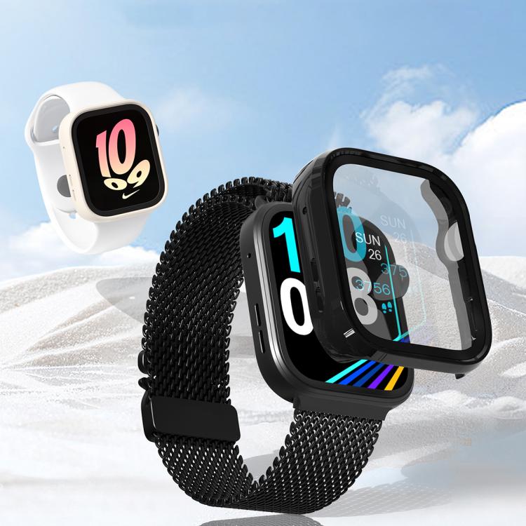 For Huawei Watch Fit 4 Pro Tempered Film Integrated PC Watch Protective Case(Transparent) by bashfashion