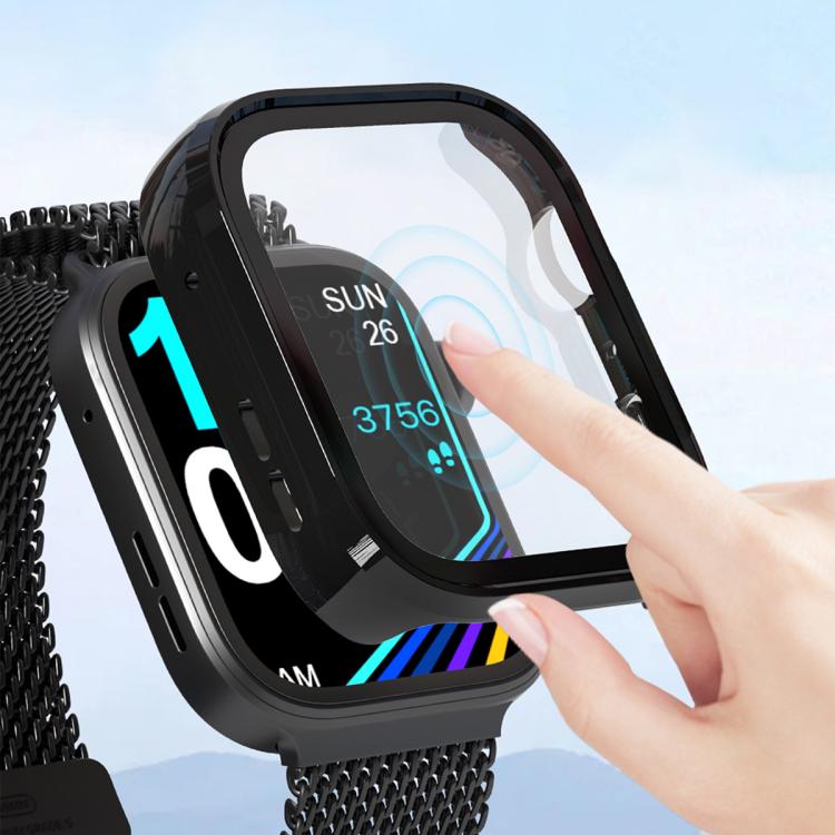 For Huawei Watch Fit 4 Pro Tempered Film Integrated PC Watch Protective Case(Transparent) by bashfashion