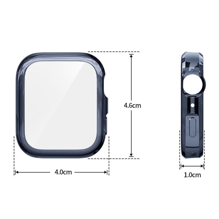 For Huawei Watch Fit 4 Electroplated TPU Full Coverage Watch Protective Case(Midnight Blue) by bashfashion