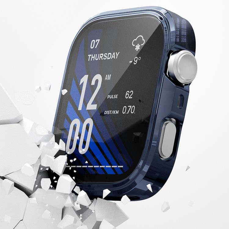 For Huawei Watch Fit 4 Electroplated TPU Full Coverage Watch Protective Case(Midnight Blue) by bashfashion