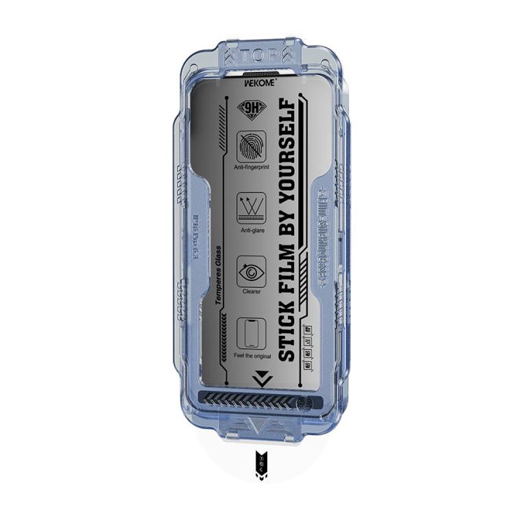 For iPhone 12 Pro Max WK WTP-116 Easy Install 6D Curved Ultra-Fine Edge Privacy Tempered Glass Film by WK