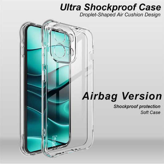 For OnePlus 13T imak Shockproof Airbag TPU Phone Case(Transparent) by imak