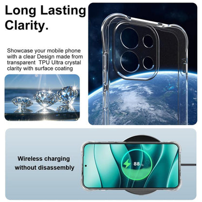 For OnePlus 13T imak Shockproof Airbag TPU Phone Case(Transparent) by imak