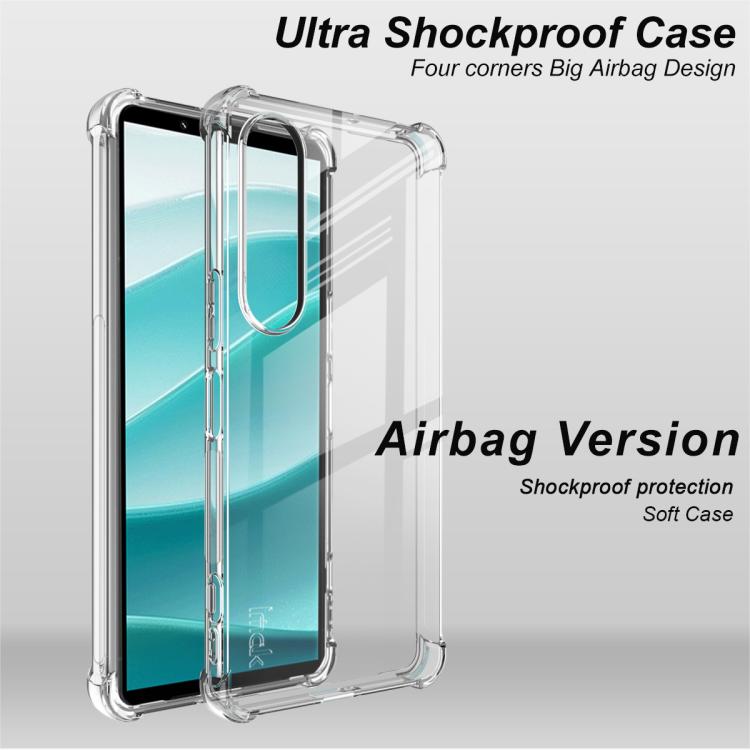For Sony Xperia 1 VII imak Shockproof Airbag TPU Phone Case(Transparent) by imak