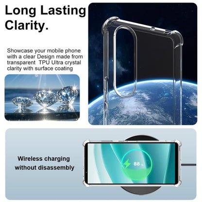 For Sony Xperia 1 VII imak Shockproof Airbag TPU Phone Case(Transparent) by imak