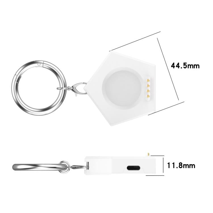 For OPPO Watch X2 Mini Portable Smart Watch Magnetic Charger(White) by bashfashion