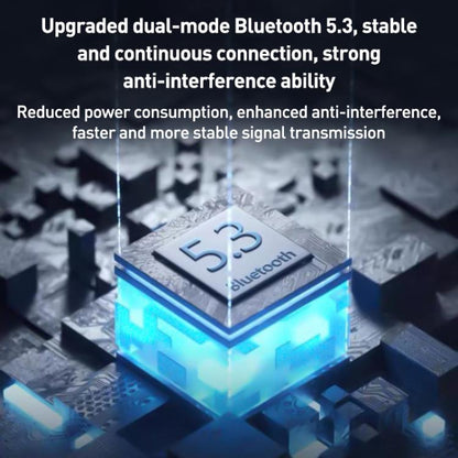 Langsdom TG12 ENC Noise Reduction Wireless Bluetooth Earphone(White) by Langsdom