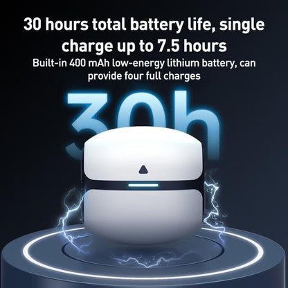 Langsdom TG12 ENC Noise Reduction Wireless Bluetooth Earphone(White) by Langsdom