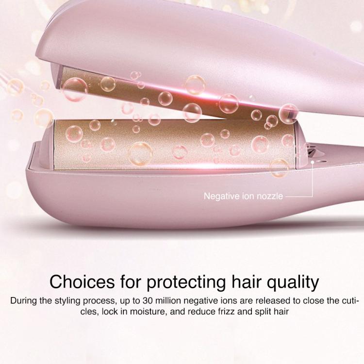 K-SKIN KD885 Negative Ion Electric Hair Curler Iron Hair Styling Tool(EU Plug Pink) by K-SKIN