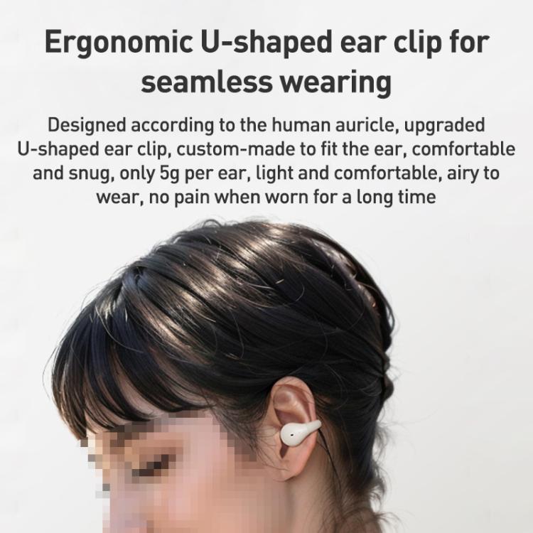 Langsdom TS03 Pro Clip-On Wireless Bluetooth Earphones(Black) by Langsdom