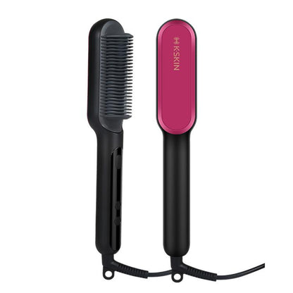 K-SKIN KD3800 PTC Heating Hair Straightening Curler Comb Iron(EU Plug) by K-SKIN