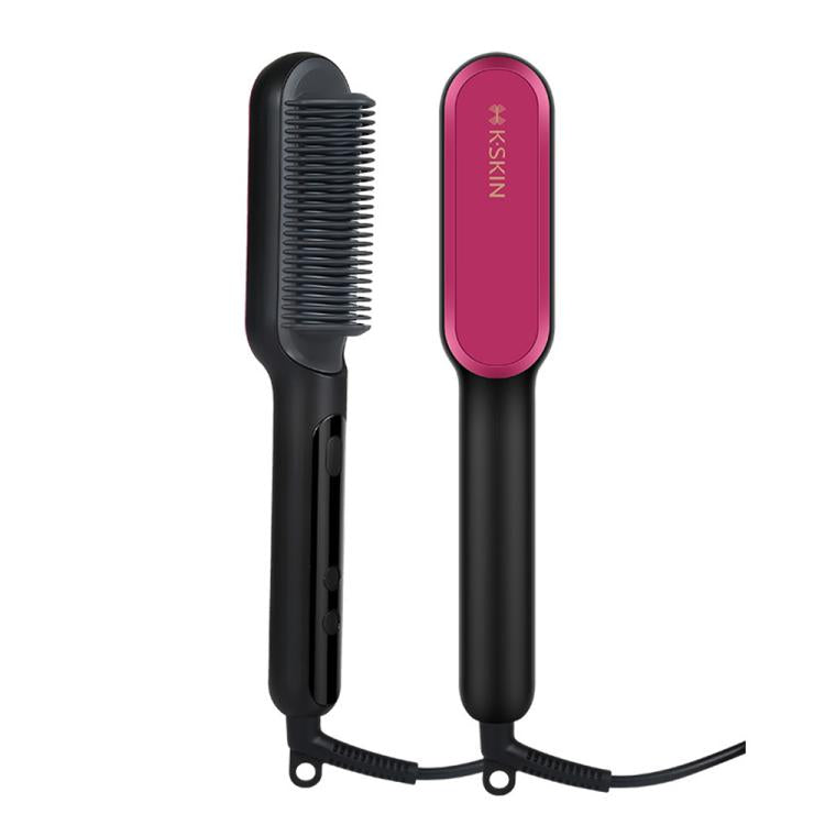 K-SKIN KD3800 PTC Heating Hair Straightening Curler Comb Iron(US Plug) by K-SKIN