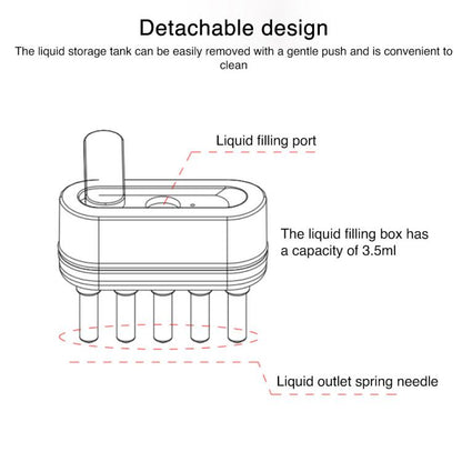 K-SKIN KD3806 EMS Micro-current IPL Hair Care Massage Comb(Grey) by K-SKIN