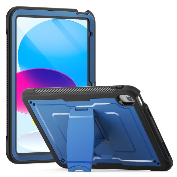 For iPad 2025 / 2022 Honeycomb Stand TPE Hydric PC Tablet Case(Navy Blue) by bashfashion