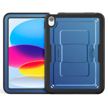 For iPad 2025 / 2022 Honeycomb Stand TPE Hydric PC Tablet Case(Navy Blue) by bashfashion