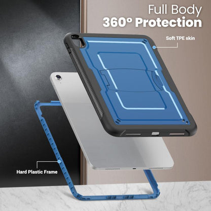 For iPad 2025 / 2022 Honeycomb Stand TPE Hydric PC Tablet Case(Navy Blue) by bashfashion