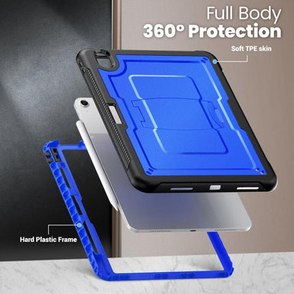 For iPad Air 11 2025 / 2024 Honeycomb Stand TPE Hydric PC Tablet Case(Blue) by bashfashion