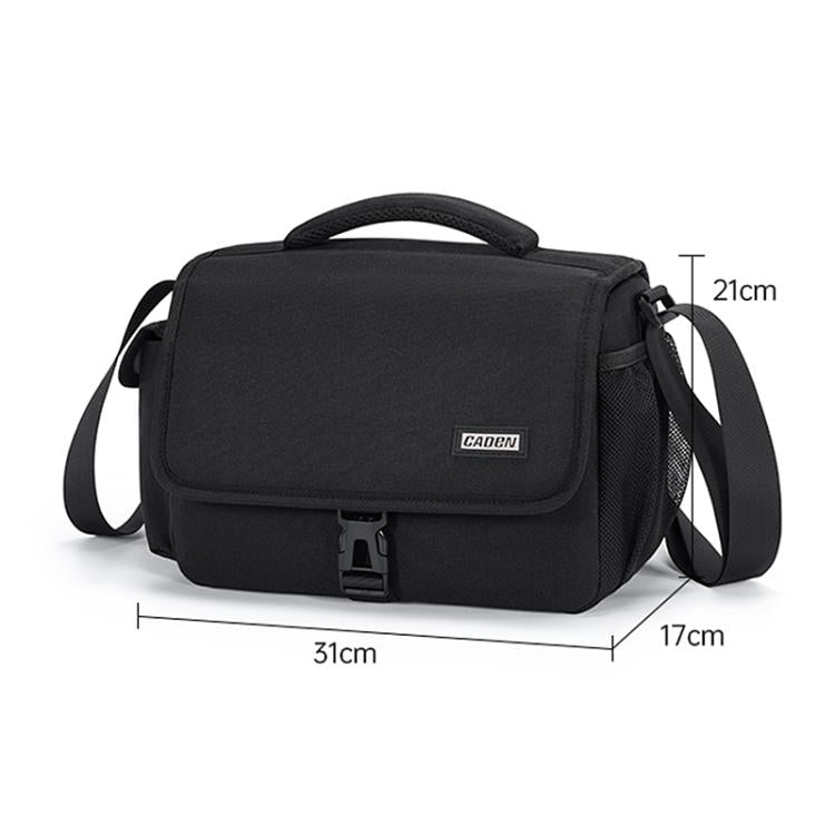 CADeN D27-1 Portable Digital Camera Bag with Strap, Size:31 x 21 x 17cm Black by CADeN
