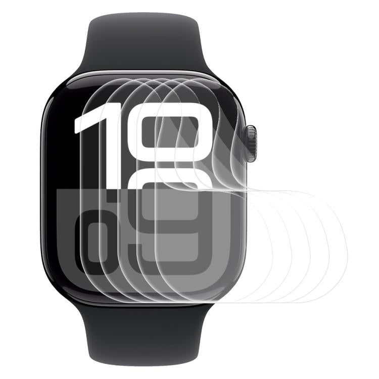 For Apple Watch Series 11 / 10 46mm 5pcs xDfind Soft Hydrogel Film Full Cover Front Protector by xDfind