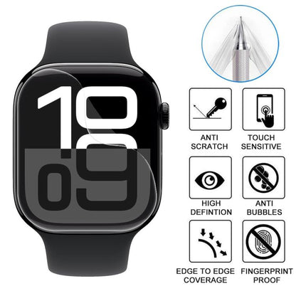 For Apple Watch Series 11 / 10 46mm 5pcs xDfind Soft Hydrogel Film Full Cover Front Protector by xDfind