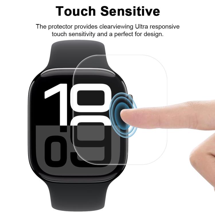 For Apple Watch Series 11 / 10 46mm 5pcs xDfind Soft Hydrogel Film Full Cover Front Protector by xDfind