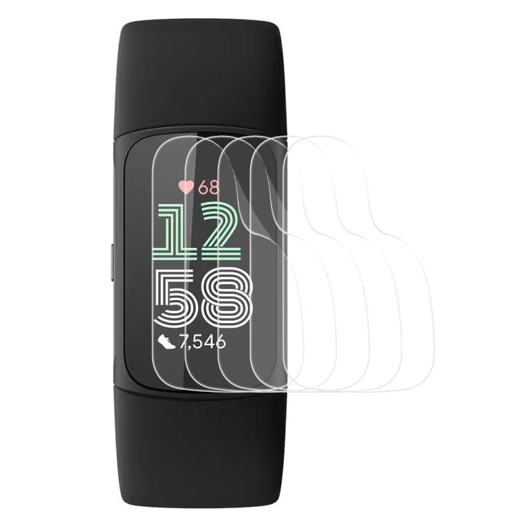 For Fitbit Charge 6 5pcs xDfind Soft Hydrogel Film Full Cover Front Protector by xDfind