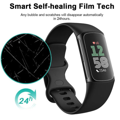 For Fitbit Charge 6 5pcs xDfind Soft Hydrogel Film Full Cover Front Protector by xDfind