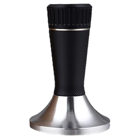 53.3mm Mesh Texture with Needle Coffee Powder Pressing Hammer Stainless Steel Cloth Powder(Black) by bashfashion